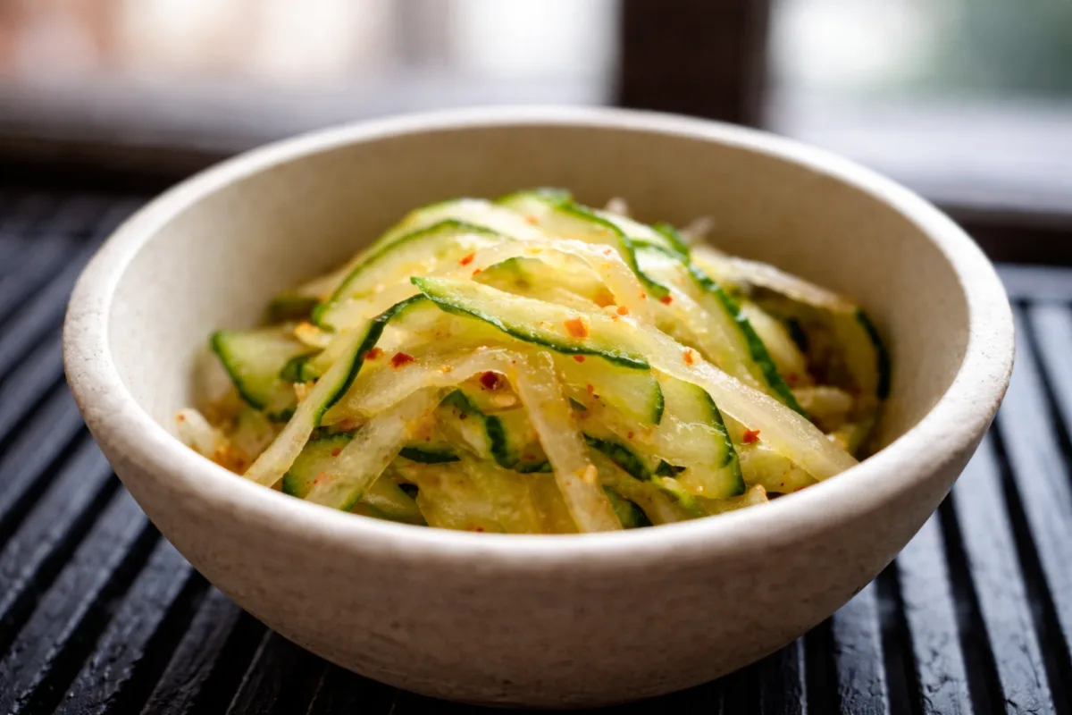 Snabbpicklad gurksallad med chili