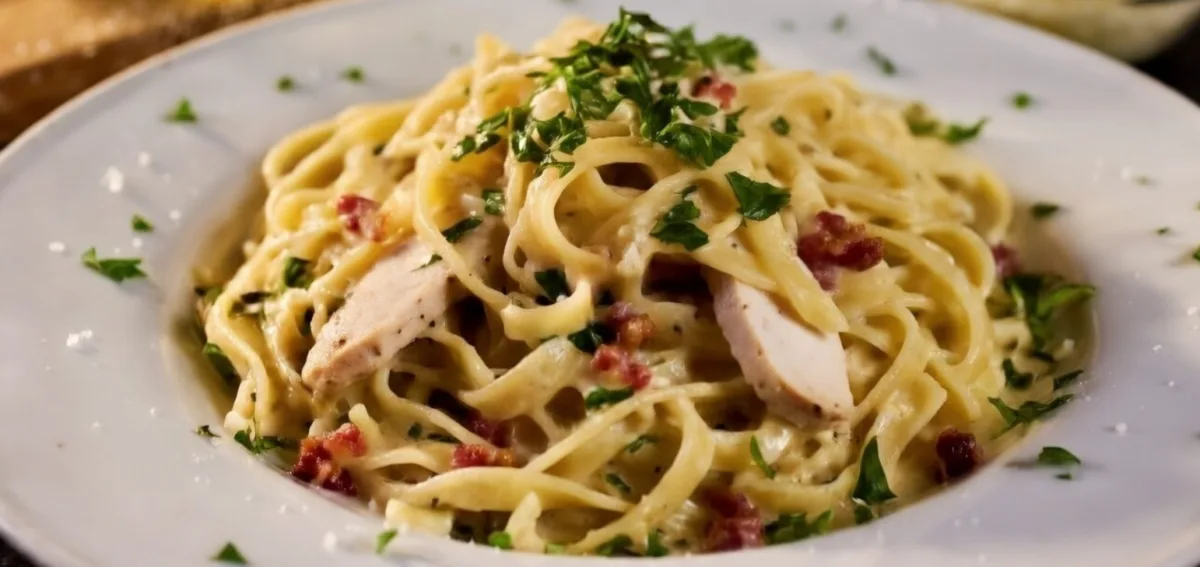 krämig kycklingpasta